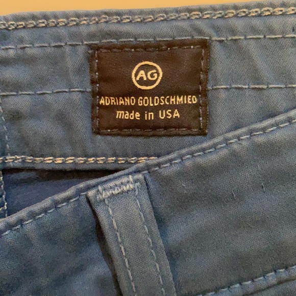 AG Adriano Goldschmied The Parrah Skinny Crop High Rise Bold Blue Jeans, 28 - Picture 6 of 8